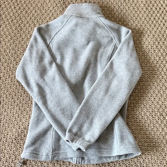 Columbia Light Gray Fleece Jacket - Picture 2 of 4